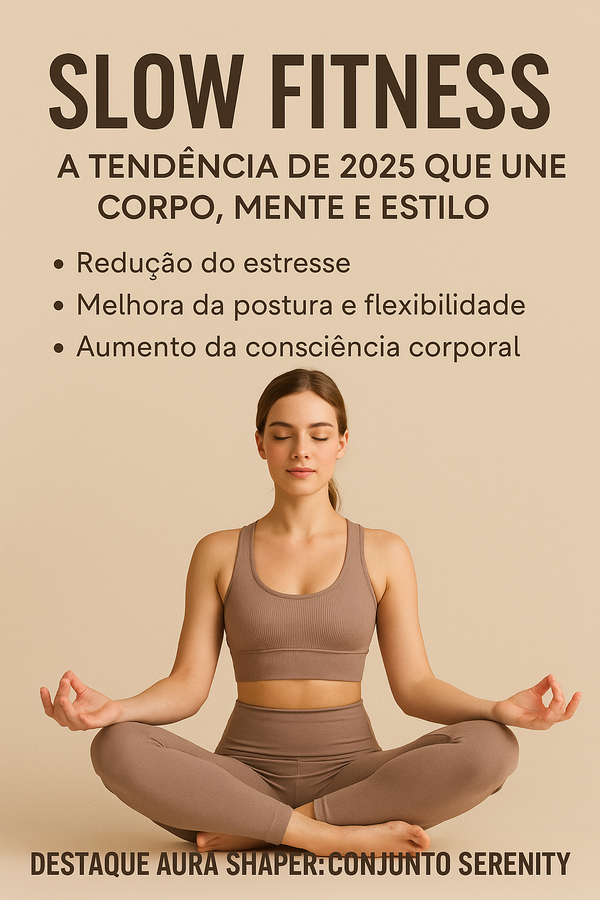 🧘‍♀️ "Slow Fitness": A Tendência de 2025 que Une Corpo, Mente e Estilo