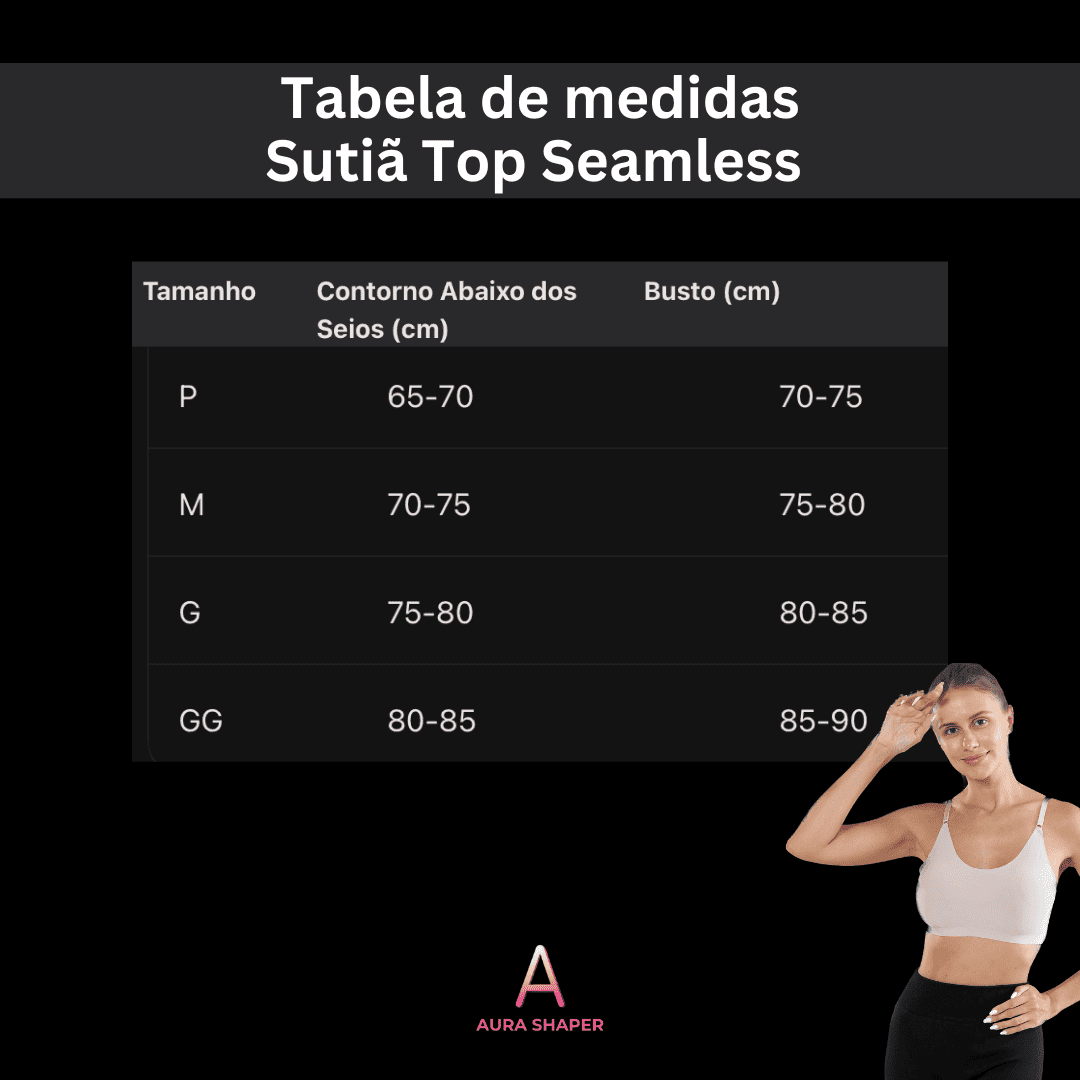 Sutiã Top Seamless Sexy: Confortável, Sem Marcas e Discreto