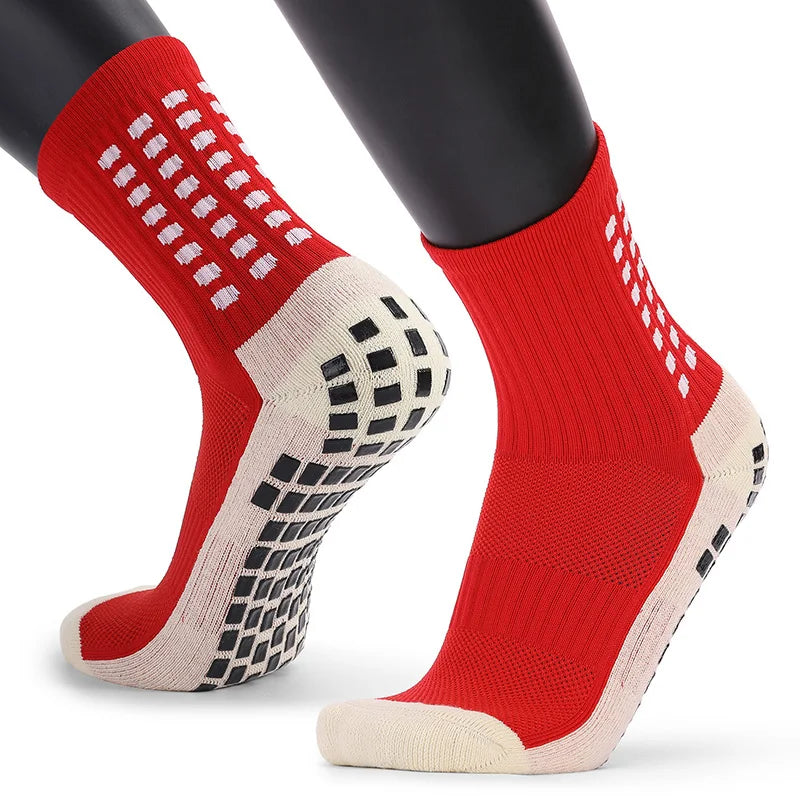 Meia Antiderrapante Esportiva Aura Shaper – Kit 6 Pares - Grip Silicone Profissional para Futebol, Corrida e Treinos | Envio Grátis Brasil
