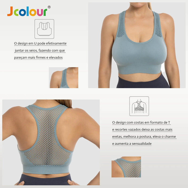 Conjunto Fitness Feminino - Top e Shorts com Tecido Respirável para Treino, Yoga e Corrida – Frete Grátis