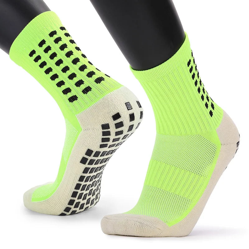 Meia Antiderrapante Esportiva Aura Shaper – Kit 6 Pares - Grip Silicone Profissional para Futebol, Corrida e Treinos | Envio Grátis Brasil
