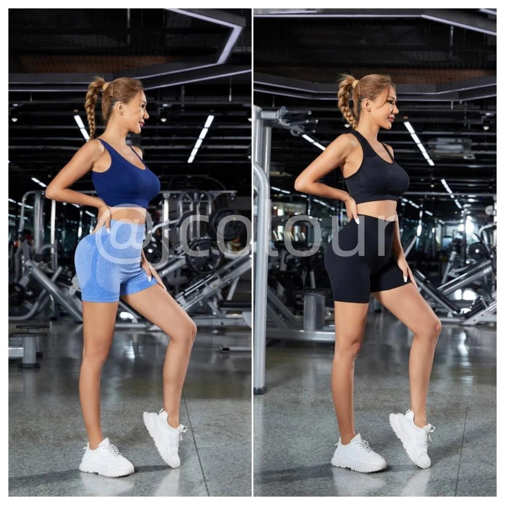 Shorts Legging Yoga Crossfit Academia Fitness Feminino