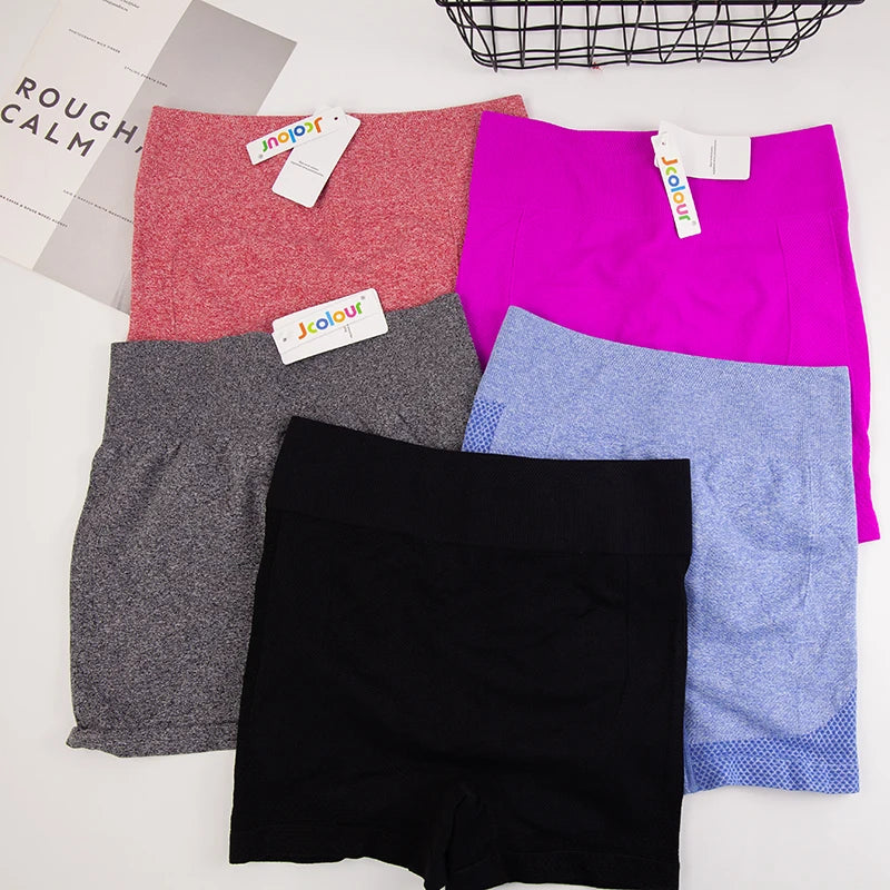 Kit 2 Shorts Fitness Femininos Short Academia: Cós Alto, Empina Bumbum e Controle de Barriga